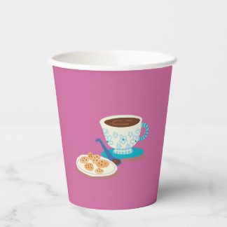 Tea Party Paper Birthday Party Cups