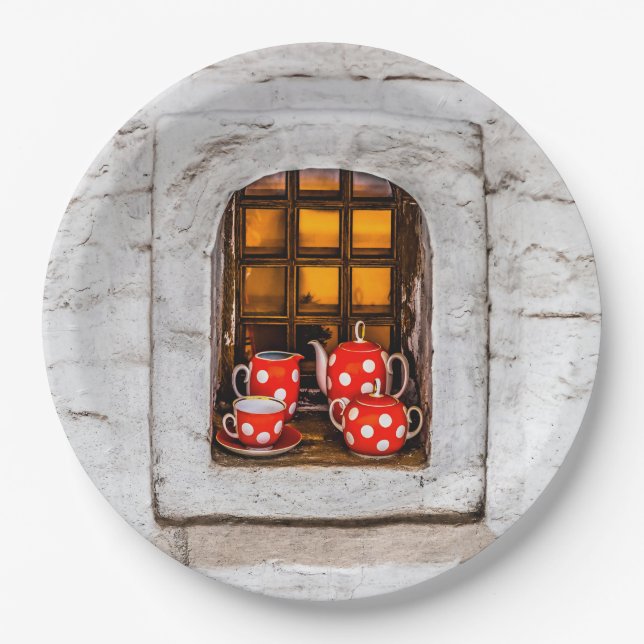 Tea Party Paper Plate (Front)