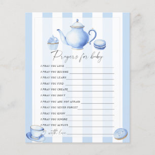 Tea party - Party game prayers for baby game