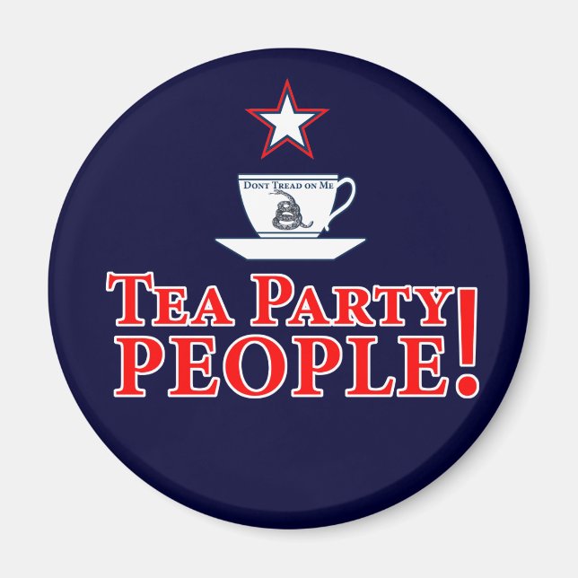 Tea Party People! Magnet (Front)