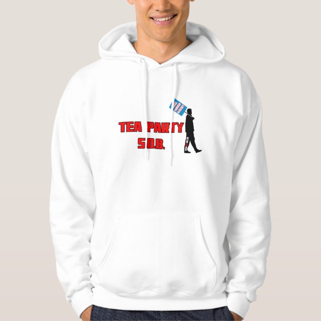 Tea Party SOB Hoodie Red (Front)