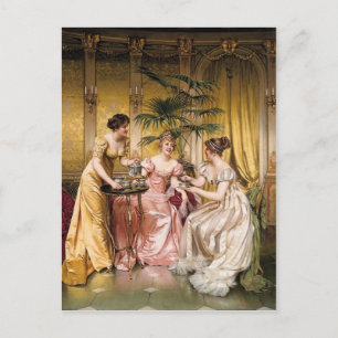 Tea Party - Soulacroix Postcard