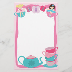 Tea Party Stationary Stationery