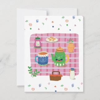 Tea Party Thank You Card