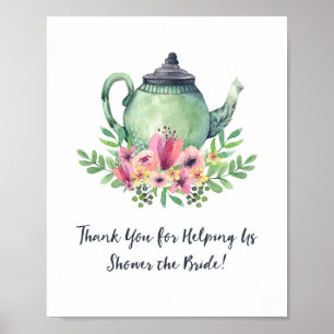 Tea Party Them Bridal Shower Decor
