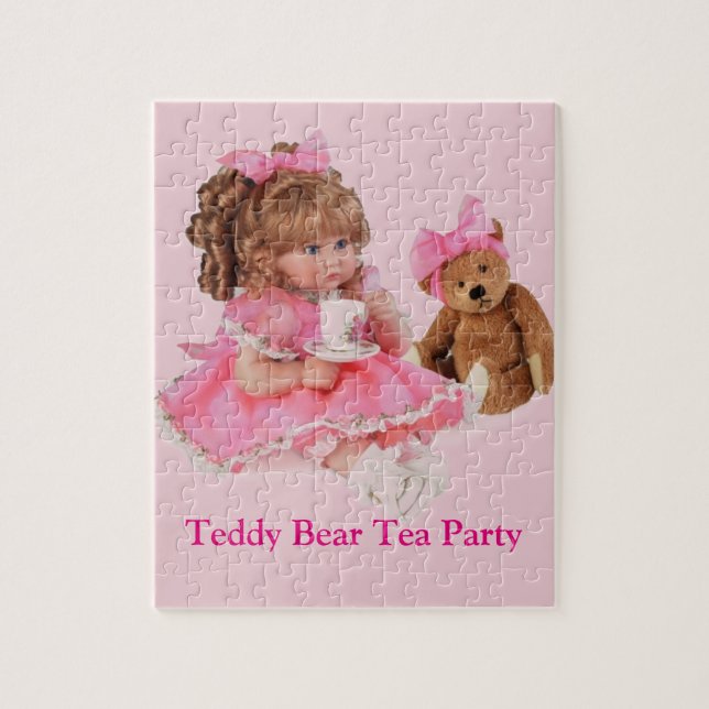 TEA PARTY TIME JIGSAW PUZZLE (Vertical)