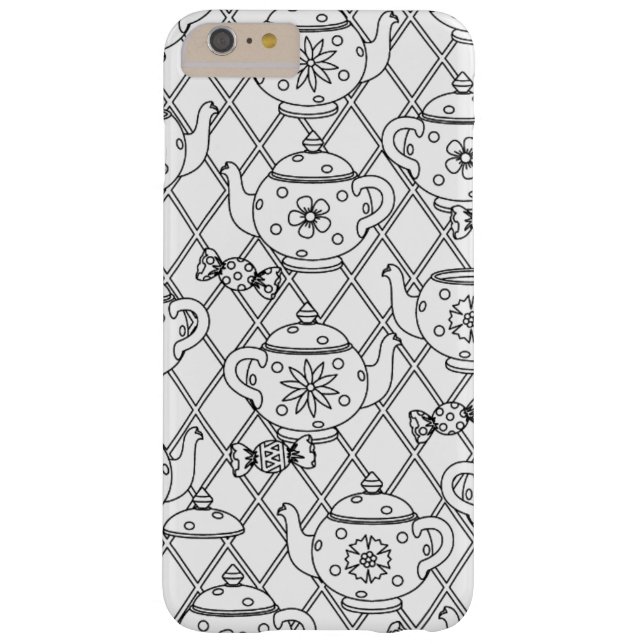Tea Pot Doodle Case-Mate iPhone Case (Back)