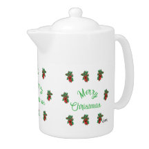 Tea Pot  : Merry  Christmas