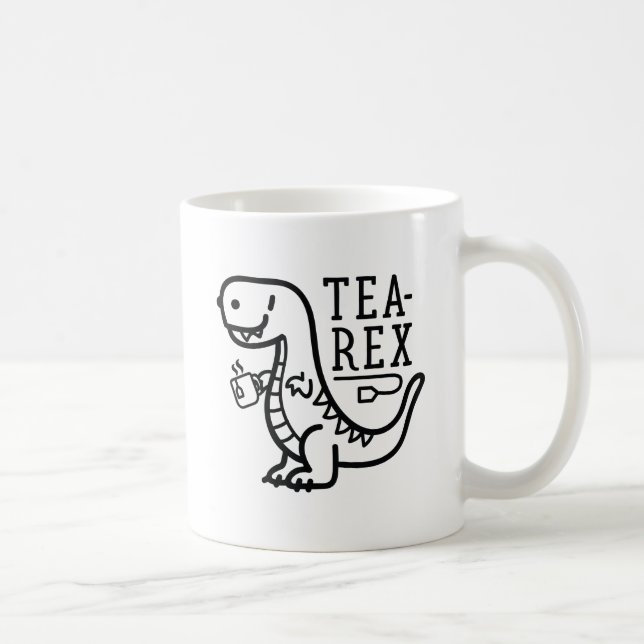 Tea-Rex Coffee Mug (Right)