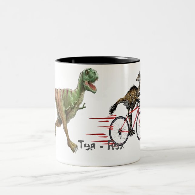 Tea Rex funny t-rex mug design (Center)