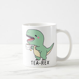 Tea Rex Funny Tyrannosaurus T-Rex Lover Kawaii  Coffee Mug