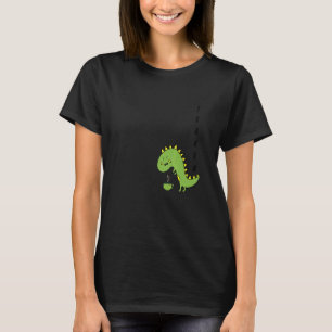 Tea Rex Green rex Dinosaur T-Shirt