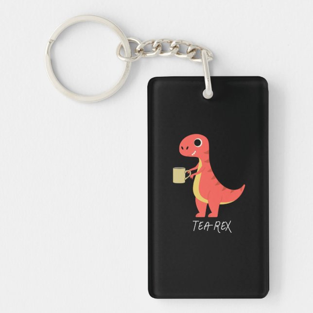 Tea-Rex Key Ring (Front)