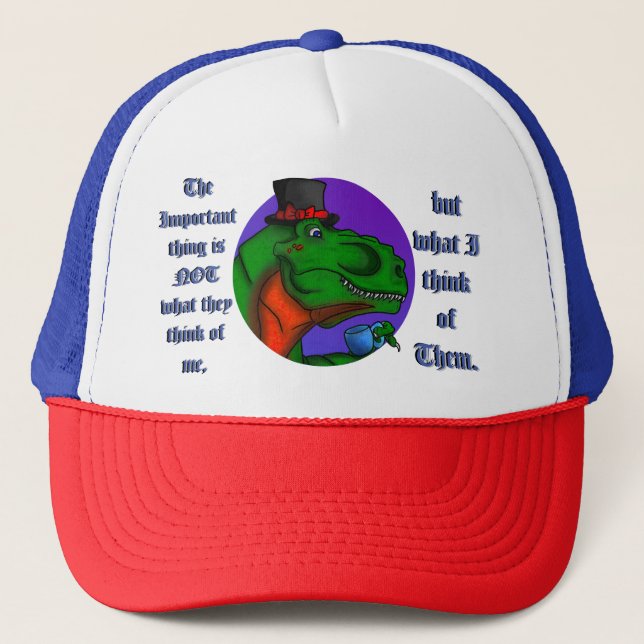 Tea-Rex  Trucker Hat (Front)