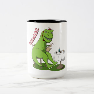 Tea-Rex Two-Tone Coffee Mug