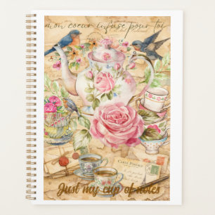 Tea‑Rific Notes Cute Teapot Pun Post‑It® NoNotes Planner