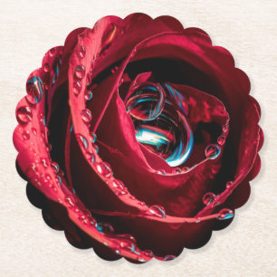 Tea Rose Paper Coaster