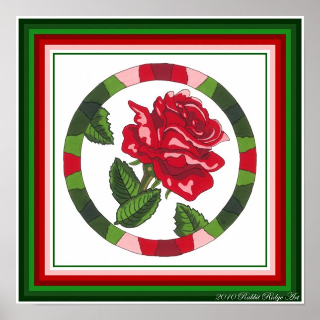 Tea Rose Print (Front)