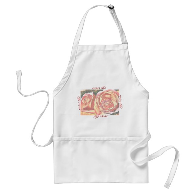 Tea Roses from the Garden Standard Apron (Front)