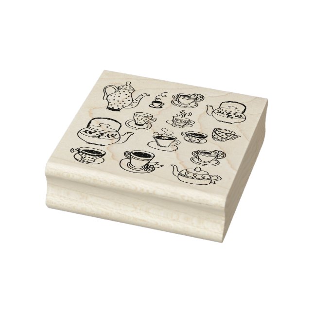 Tea Rubber Stamp (Stamp)