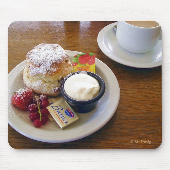 Tea & Scones Mousepad (Front)