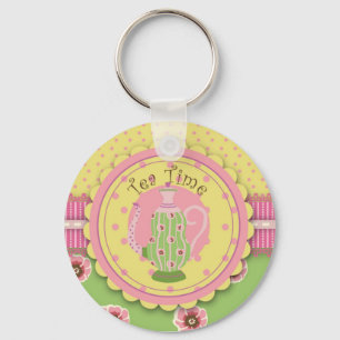 Tea Service Keychain