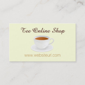 tea shop business card