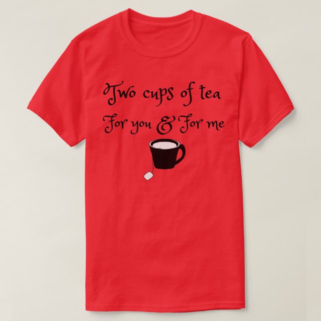 Tea solves everything 42 1 T-Shirt (Design Front)