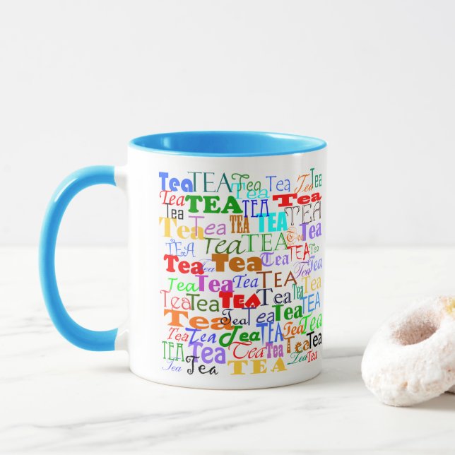 Tea Tea Tea! Mug (With Donut)