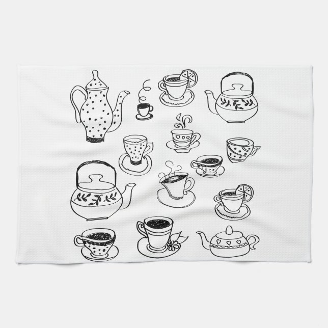 Tea Tea Towel (Horizontal)