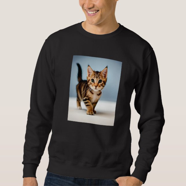 tea tiger kitten sweatshirt (Front)