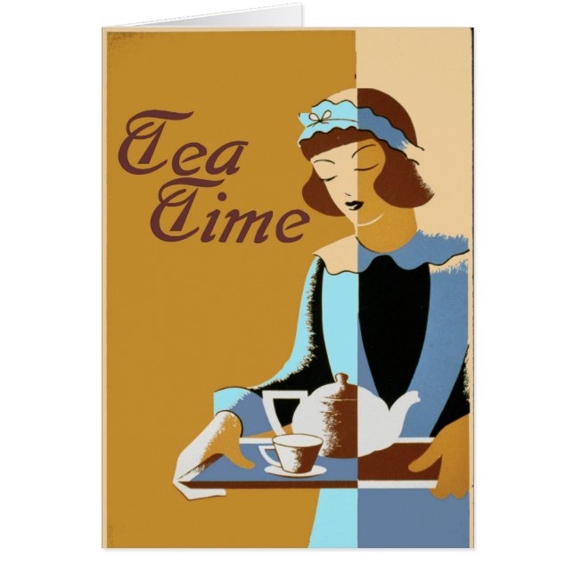 Tea Time, add text, (Front)