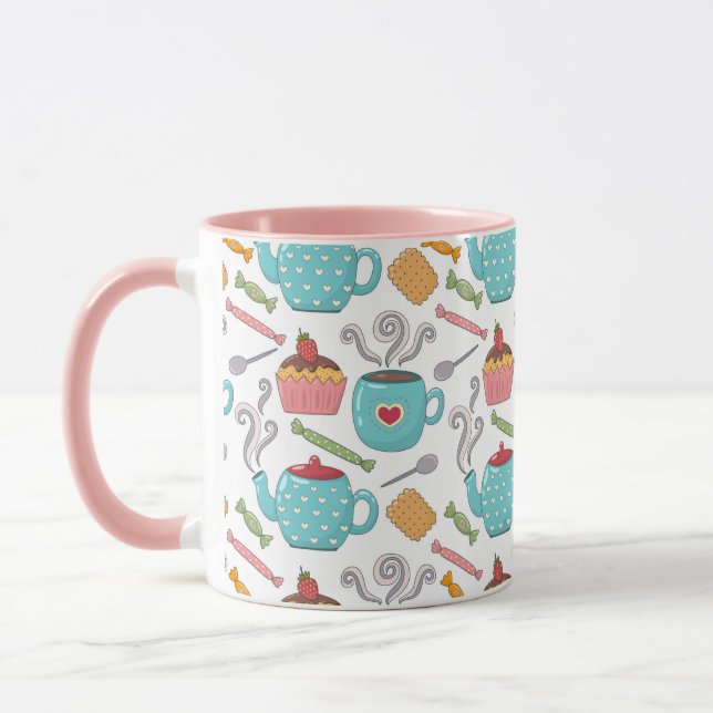 Tea Time and Sweets Mug (Left)