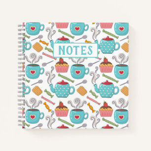 Tea Time and Sweets Notebook