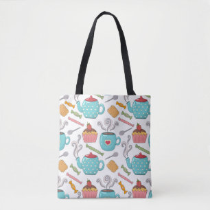 Tea Time and Sweets Tote Bag
