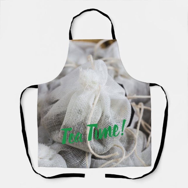 Tea Time Bag for Tea Lovers Apron (Front)