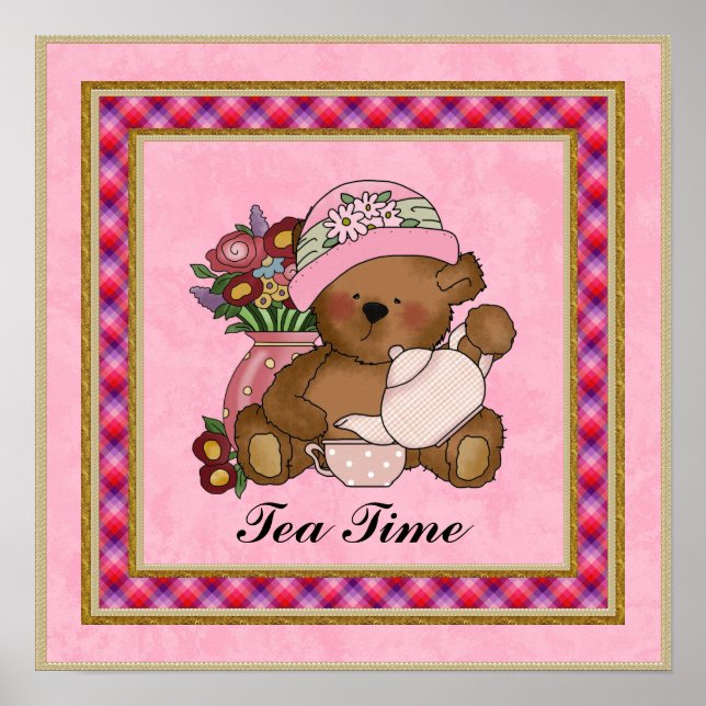 Tea Time Bear poster (Front)