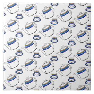tea time ceramic tile