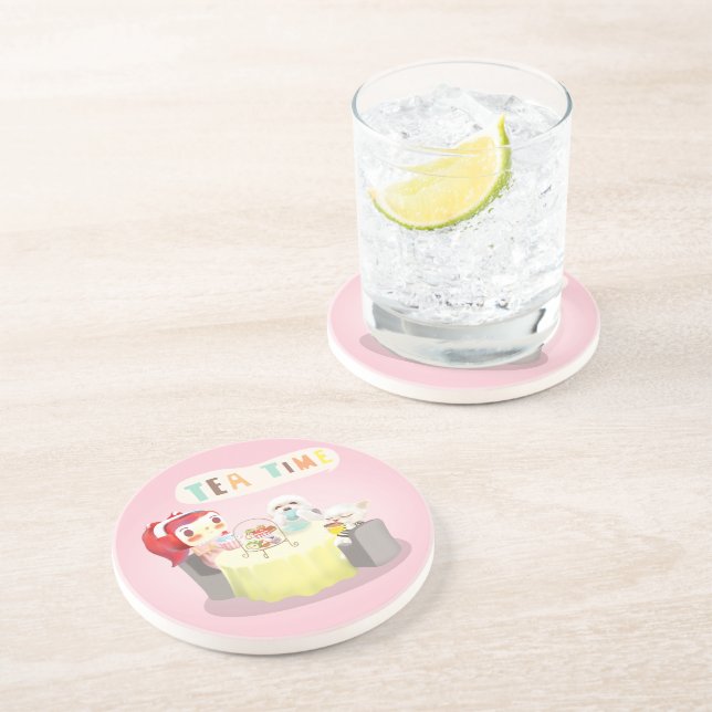 Tea Time Coaster (Side)