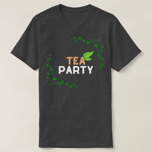 tea time framed 10 T-Shirt (Design Front)