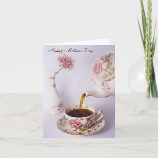 Tea Time, Happy Mother's Day! Card (Front)