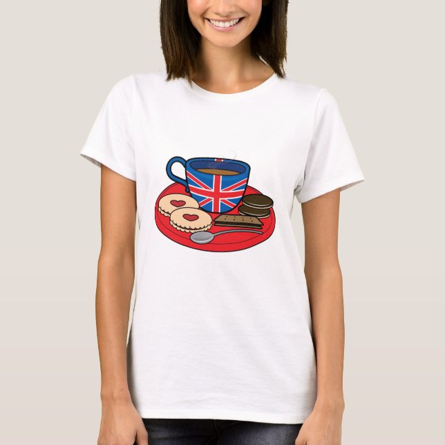 Tea Time in Britain T-Shirt (Front)