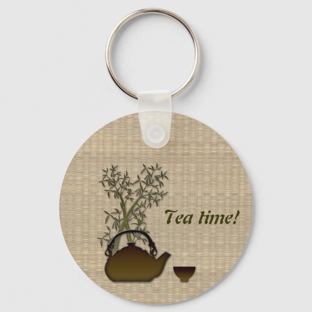 Tea time! key ring (Front)