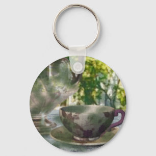Tea Time Key Ring
