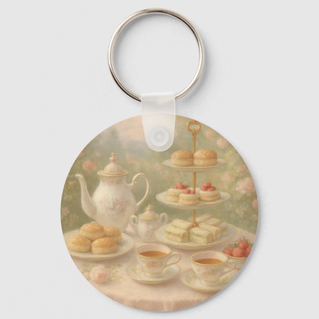 Tea Time Keychain (Front)