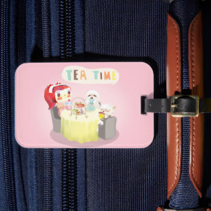 Tea Time Luggage Tag