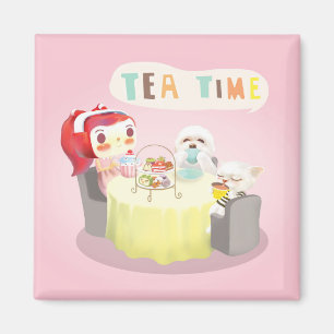Tea Time Magnet