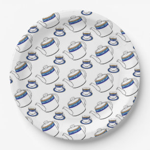 tea time paper plates