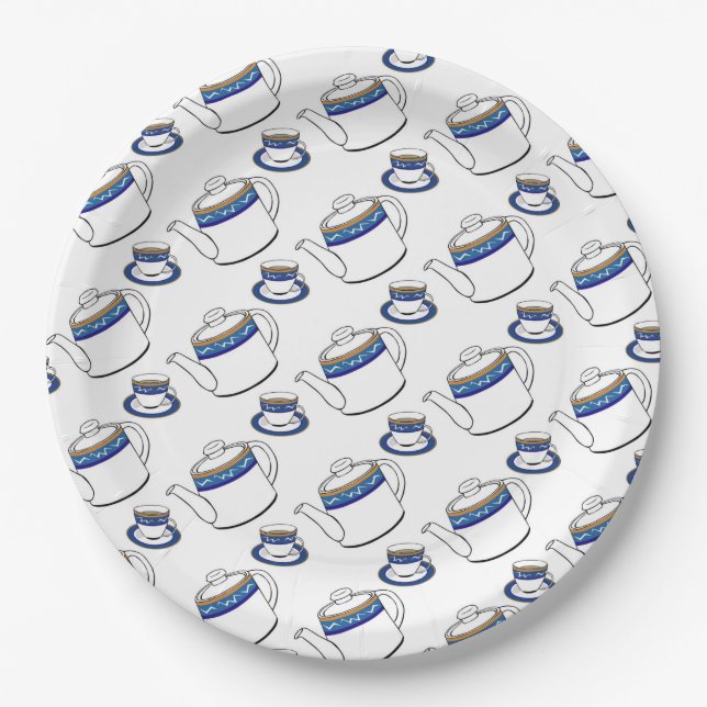 tea time paper plates (Front)