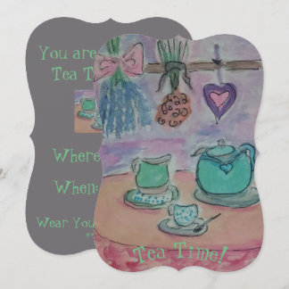 Tea-Time Party! Invitation